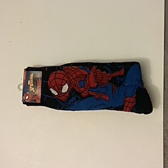 Marvel Spiderman Crew Socks 2 pack New. - Picture 1 of 4